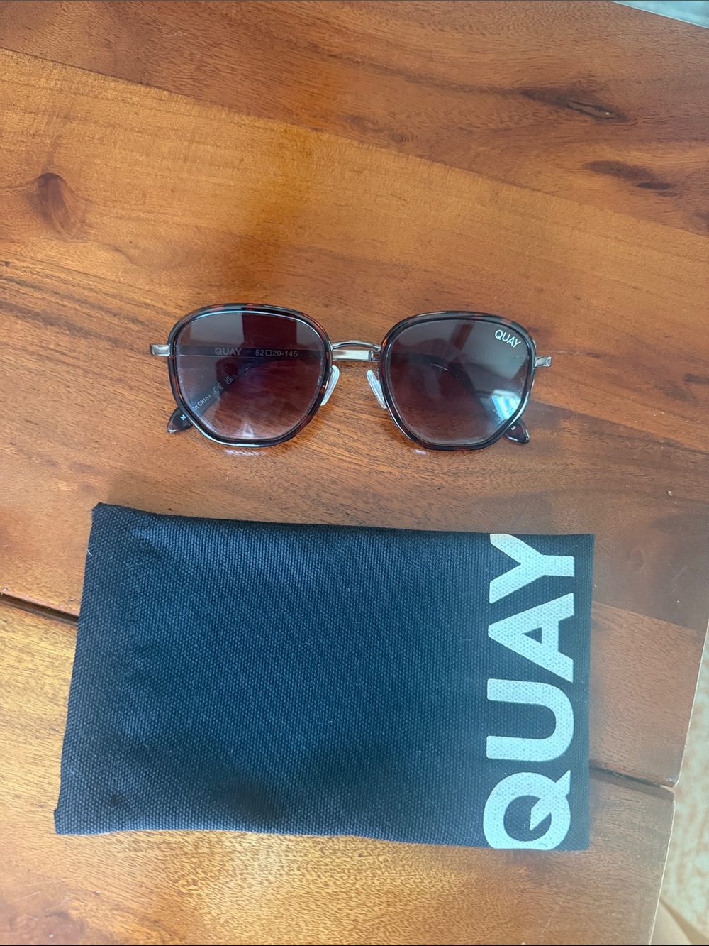 Quay Australia Brown Gradient Lens Sunglasses